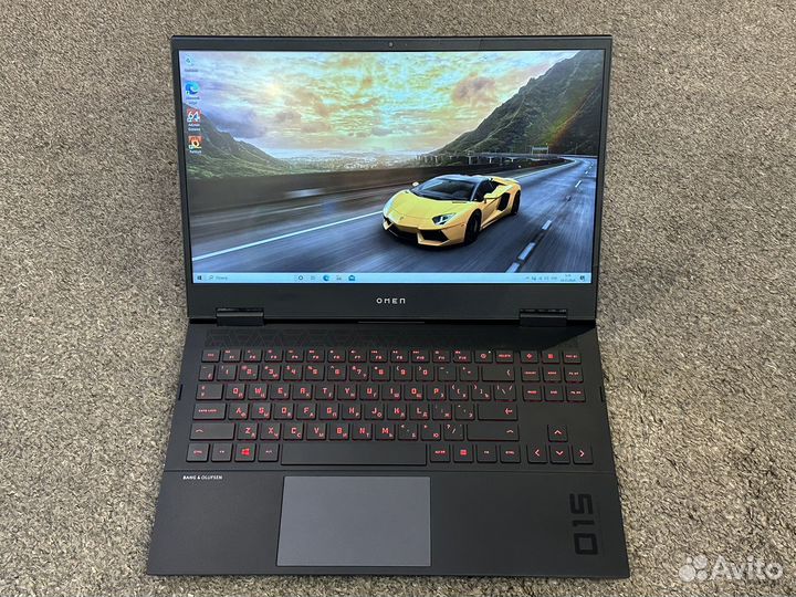 Игровой HP Omen 15.6 144hz/RTX 3060/R7 5800h/16