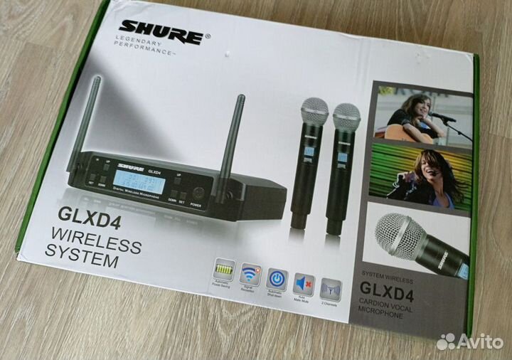 Shure glxd4(replica) VHF радиосистема