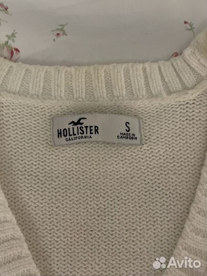 Вязаный кардиган hollister