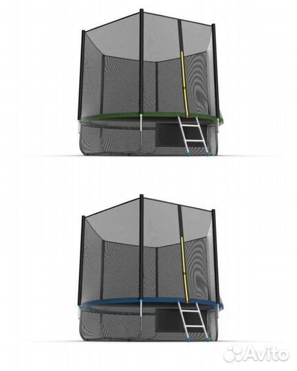 Батут Evo Jump External 10ft Lower net (Зеленый