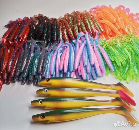 Силиконовые приманки Чебурашки дроп-шот