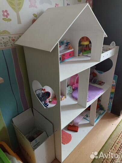 Домик для кукол деревянный