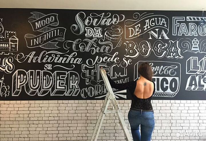 Роспись стен / Граффити - Услуги Художника