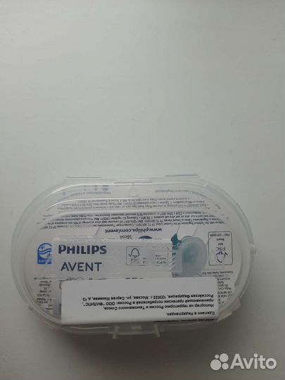 Соска пустышка avent 0-6м