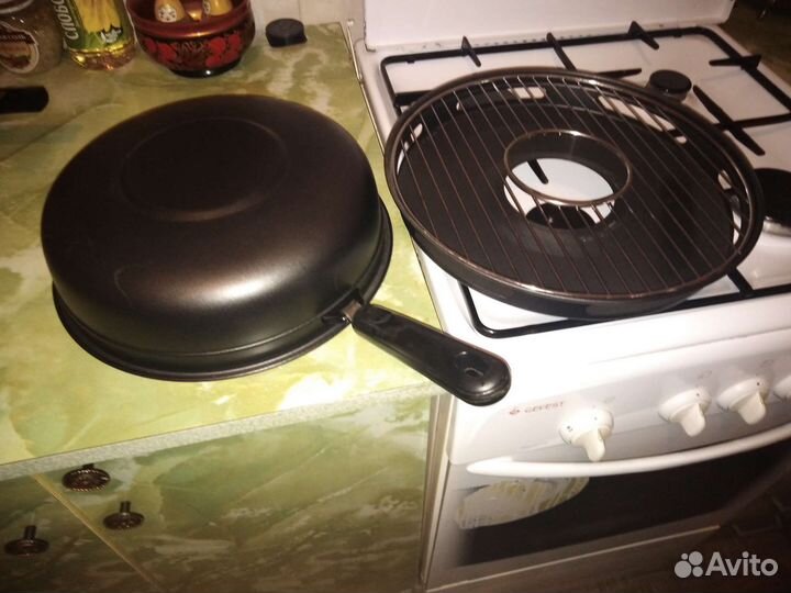 Инерционная сковорода гриль