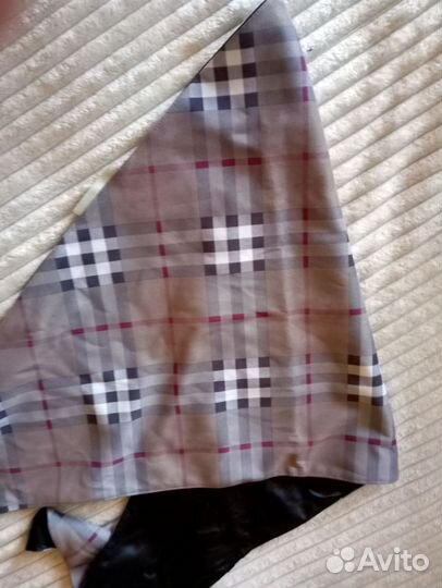 Косынка экокожа/текстиль демисезон