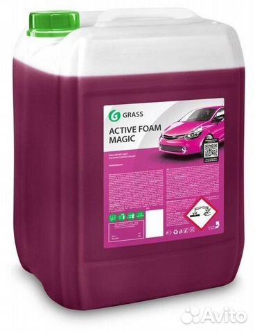 Автошампунь grass active foam