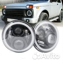 Диодные фары Нива - УАЗ - Jeap