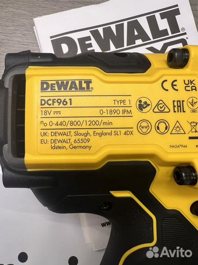 Гайковерт Dewalt DCF 961