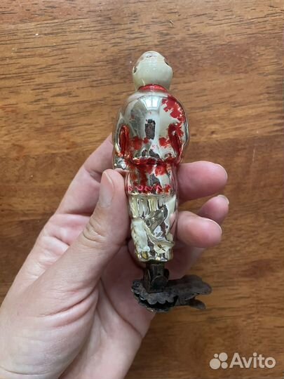 Набор антикварных новогодних елочных украшений