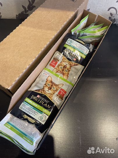 Влажный корм для кошек purina PRO plan
