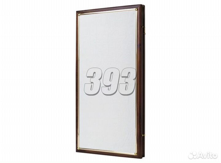 Нарды Армавир белые (модель 1, кожа) (36410)