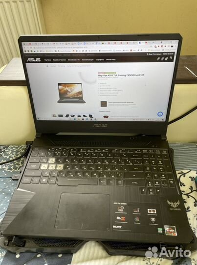 Игровой ноутбук asus fx505dv Ryzn 7 3750H RTX 2060