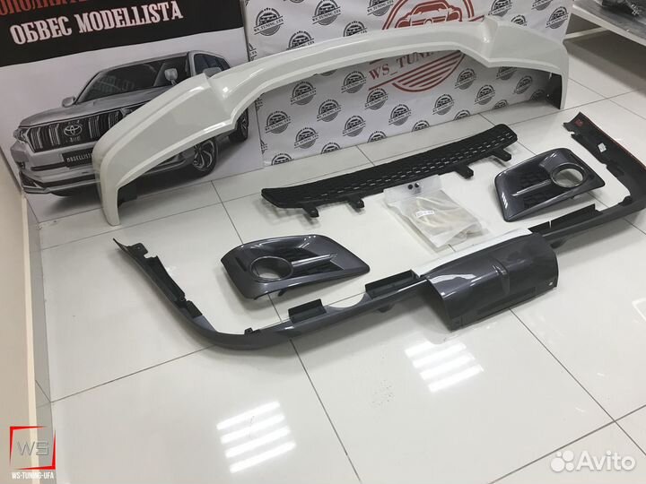 Обвес F-sport на lexus lx 570 (J200 ) белый P631