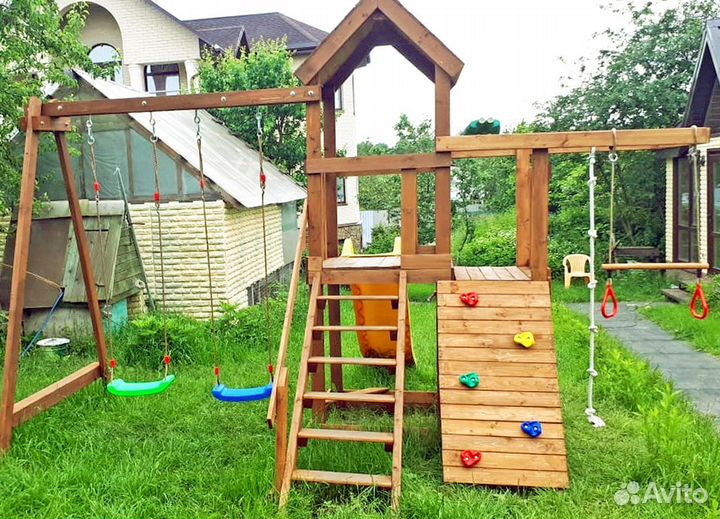 Деткая площадка уличная из дерева