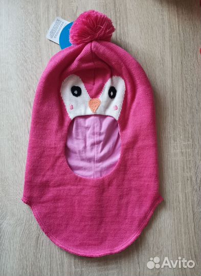 Шапка шлем для девочки