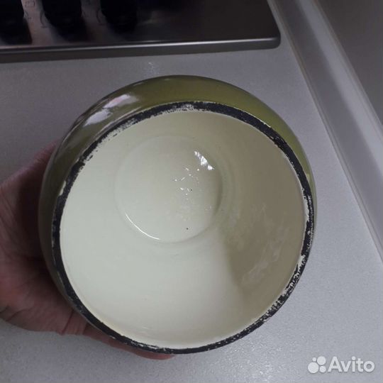 Чугунок СССР эмаль крышка