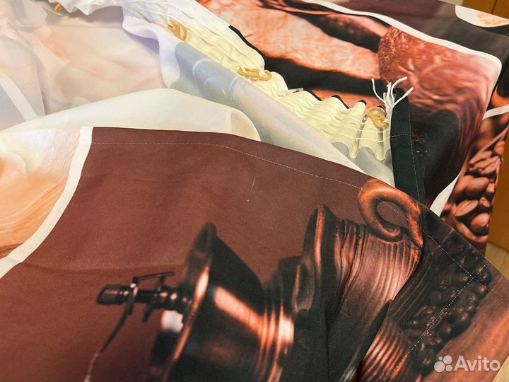 Фотошторы кухонные «Кофейная тематика»