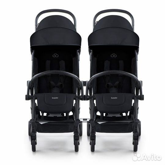 Коляска прогулочная для двойни Bumprider Connect 3