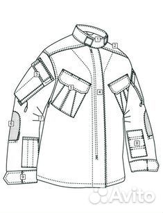 Разработка лекал военной, рабочей, спец одежды