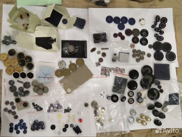 Пуговицы, пряжки, для рукоделия