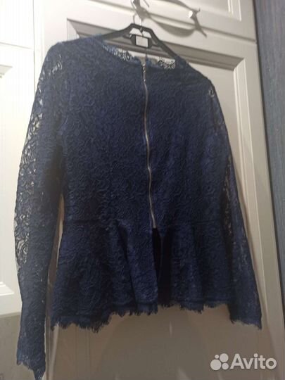 Блузка Pretty Lolita кружевная с баской р.44