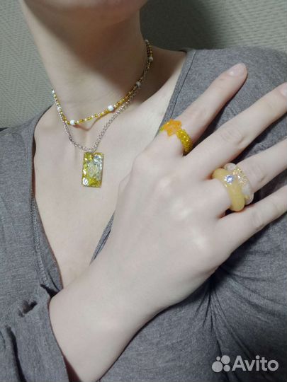 Ожерелье Гео по игре Геншин Импакт