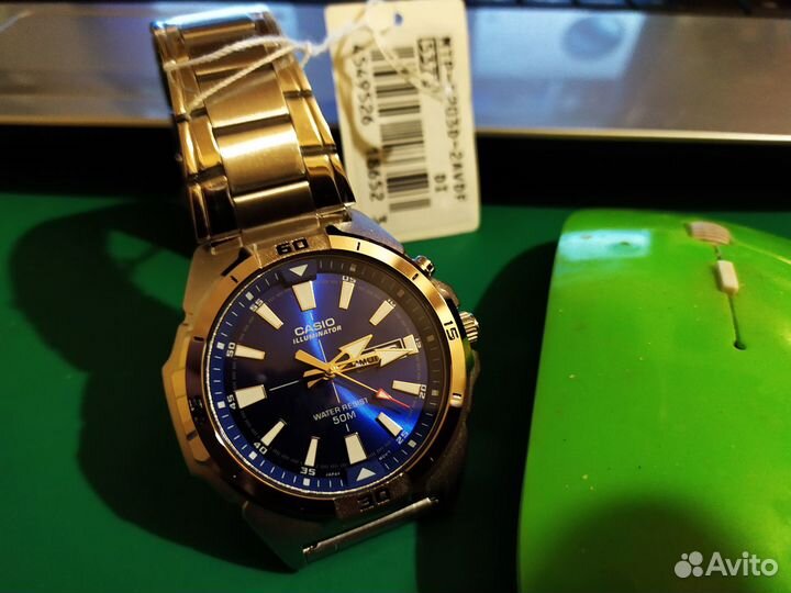 Сasio-Super- ILLuminator MTP-E203D-2A в упаковке