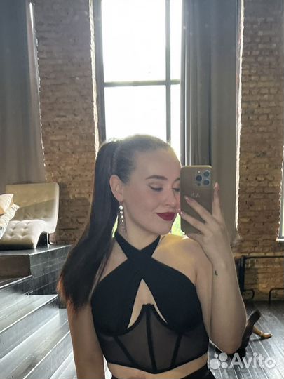 Шиньон хвост