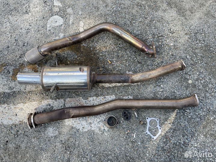 Прямоточная выхлопная трасса под турбину TD06 20G