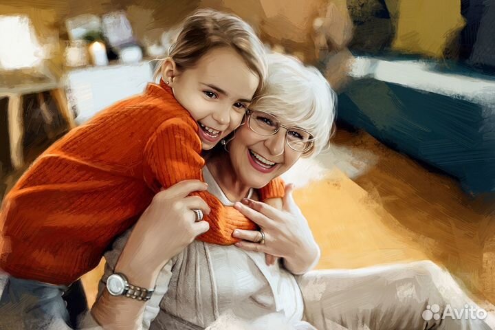 Портрет по фото, картина по фотографии