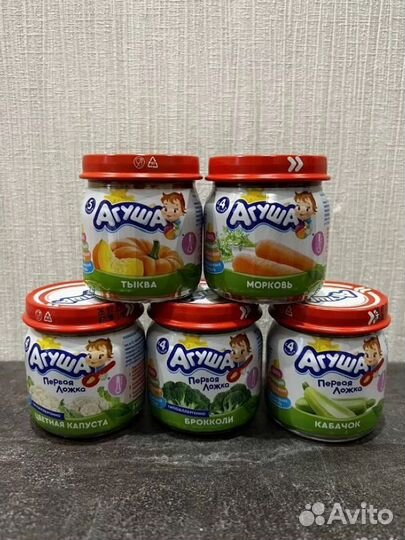 Овощное пюре агуша