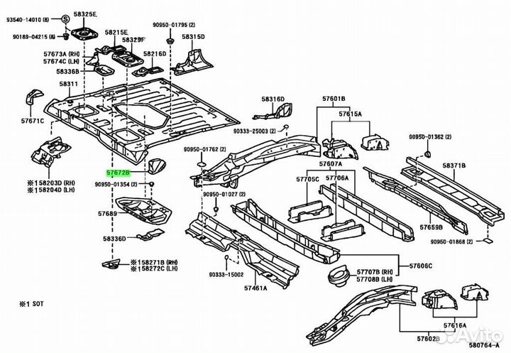 Дубль, заднего пола нет.1 поперечину, лг