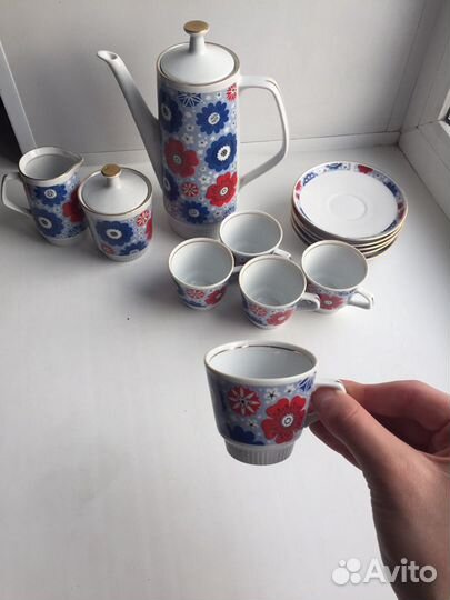 Чайно-кофейный сервиз гдр