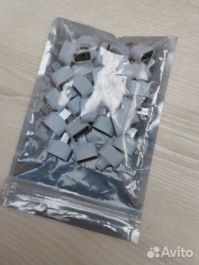 Переходник адаптер OTG, Micro Usb (30 штук)