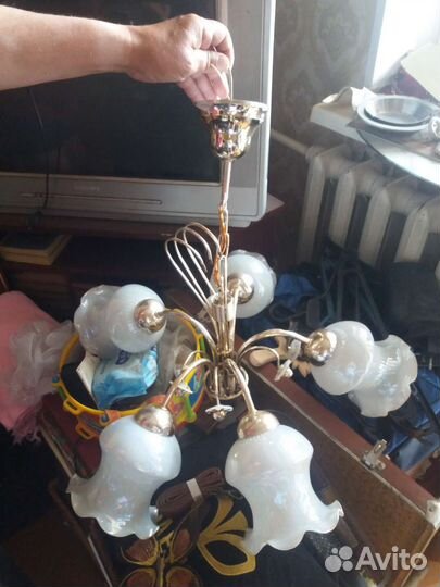 Люстра потолочная 5 рожковая