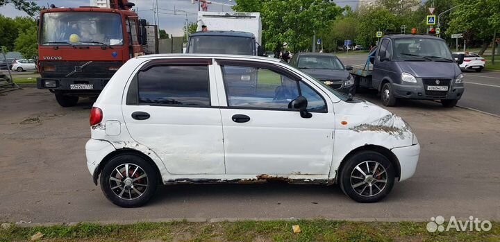 Daewoo Matiz 0.8 МТ, 2010, битый, 177 000 км