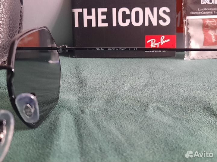 Солнцезащитные очки Ray ban Octagonal черные