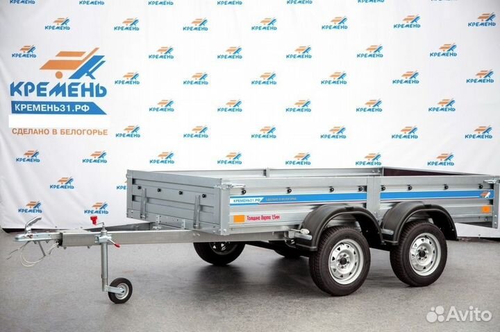 Прицеп двухосный 3,5х1,56х0,5