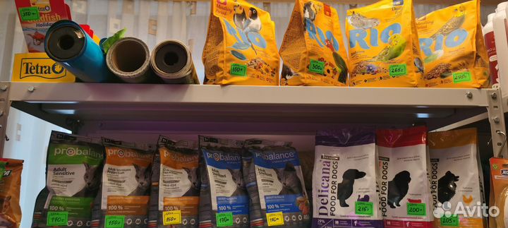 Товары для грызунов и попугаев