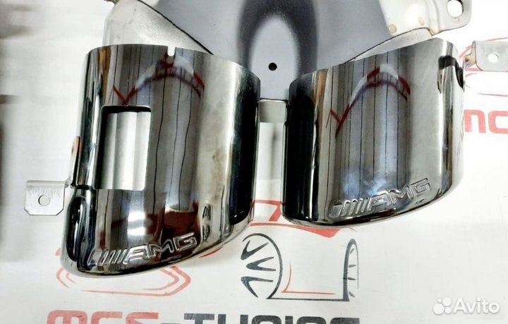 Насадки 53 AMG Black на Mercedes GLE-Class V167