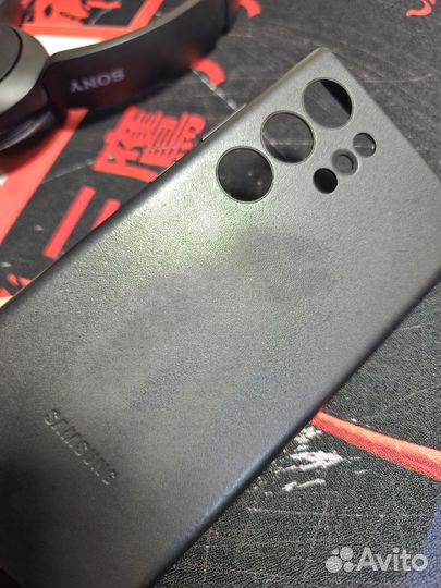 Чехол Leather Case для Samsung Galaxy S23 Ultra