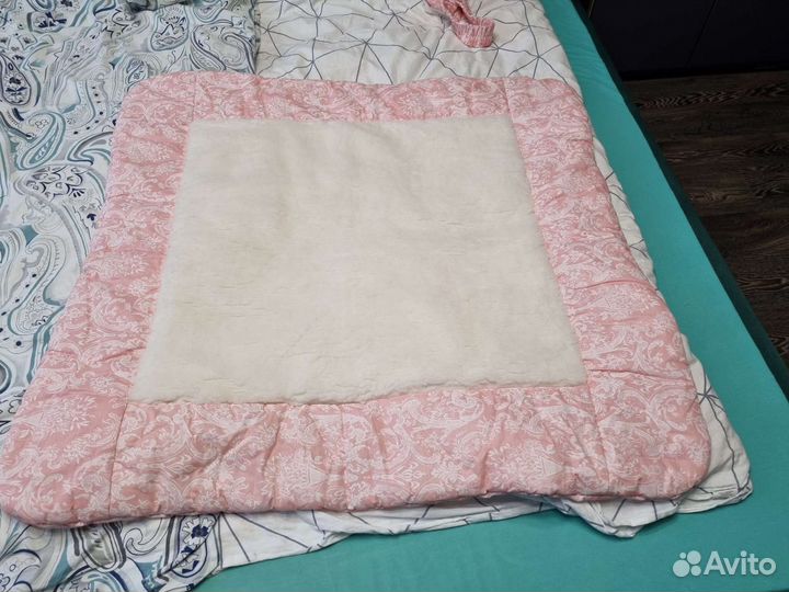 Конверт зимний на выписку для девочки