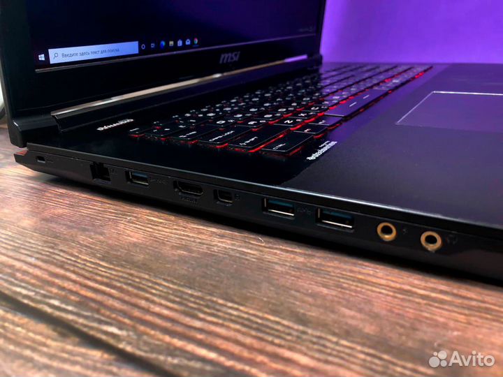 Игровые MSI i7/GeForce GTX/SSD/17.3