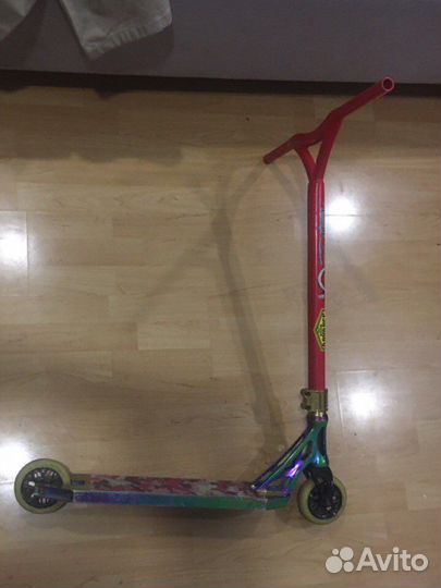 Трюковой самокат + доп колеса и пега