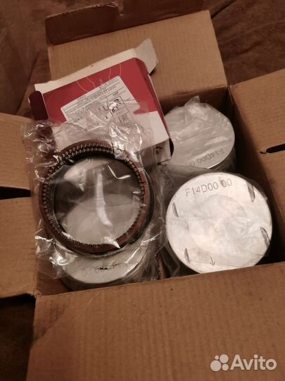 Поршень с кольцами 1.4 Лачетти J200 F14D3