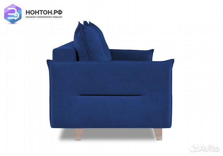 Диван пантограф Велс тёмно-синий