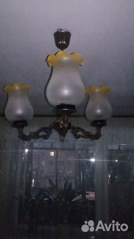 Люстра потолочная бу