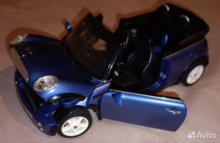 Модель автомобиля 1/24 mini cooper кабриолет