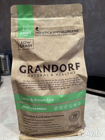 Grandorf, сухой корм для собак 1 кг